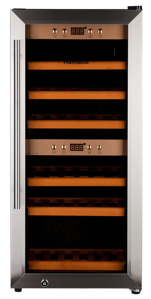 Vinotéka HUMIBOX DUO US 24 Steel